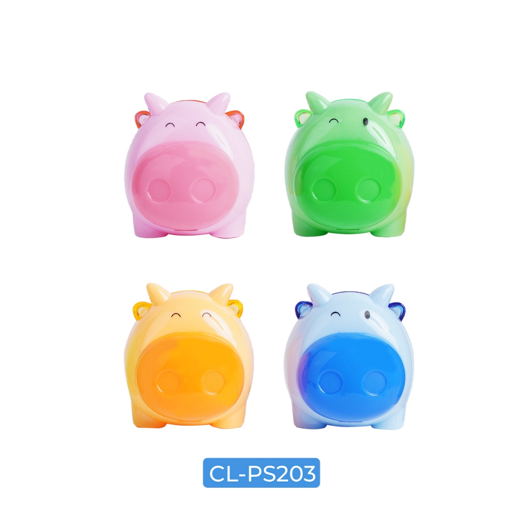 Gọt Bút Chì Kim Loại Gọt Chì Hình Con Bò Sữa Ngộ Nghĩnh Dùng Cho Các Loại Chì Gỗ PS203