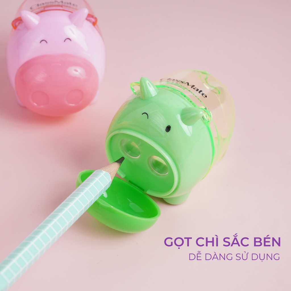 Gọt Bút Chì Kim Loại Gọt Chì Hình Con Bò Sữa Ngộ Nghĩnh Dùng Cho Các Loại Chì Gỗ PS203