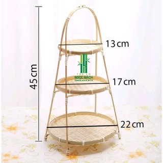 Kệ 3 tầng decor - trang trí - đựng đồ