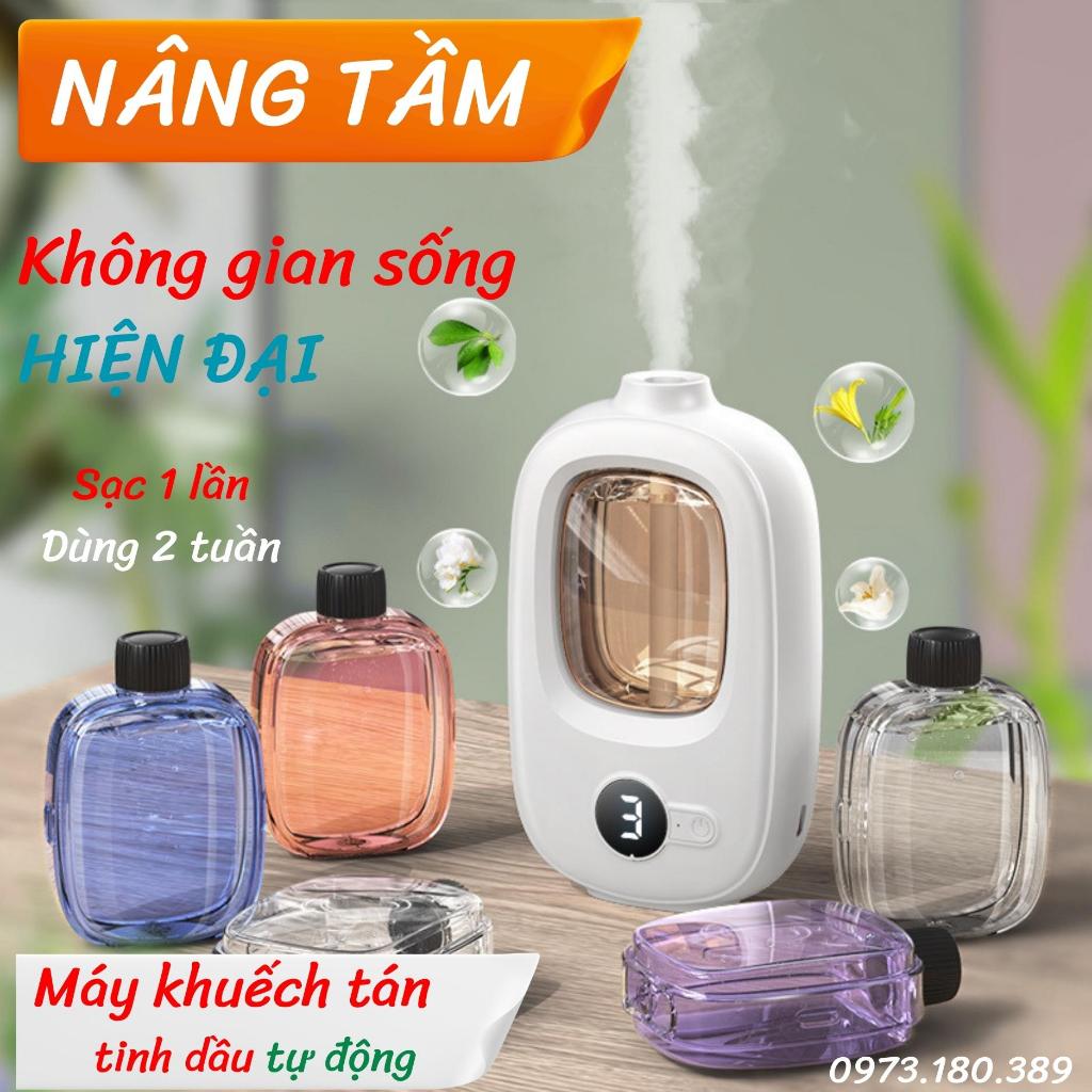 Máy Khuếch tán tinh dầu tự động hẹn giờ treo tường để bàn phòng ngủ phòng khách làm thơm nhà làm mát không khí _BC06