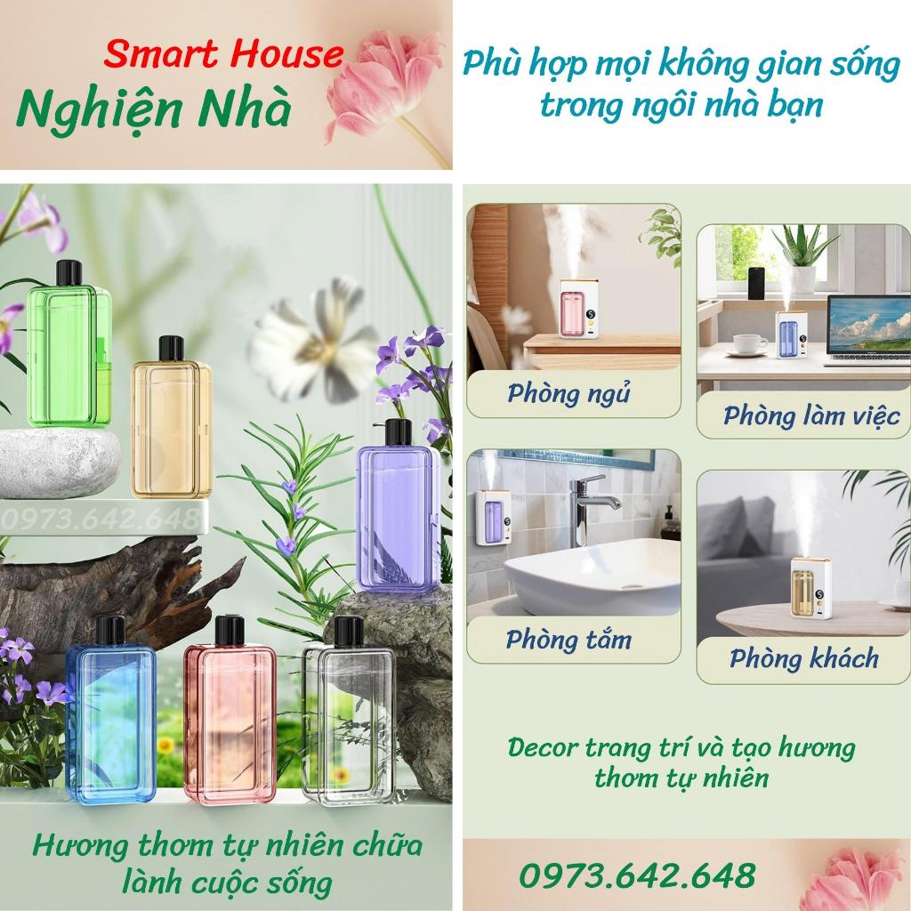 Máy tạo hương thơm tự động để bàn treo tường phòng ngủ nhà vệ sinh khuếch tán hương thơm gia đình khách sạn_ BC07