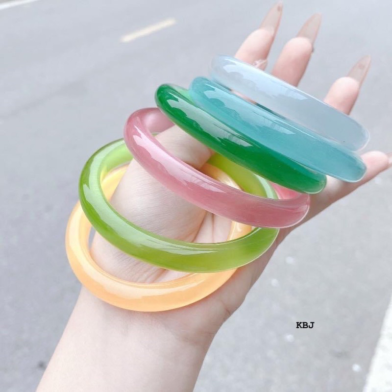 Vòng đá mặt mèo đổi màu, vòng tay _ minh anh