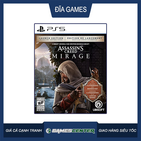 Đĩa game PS5 Assassin's Creed Mirage