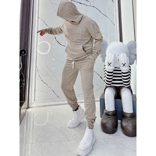 Bộ nỉ da cá nam có mũ hàng cao cấp