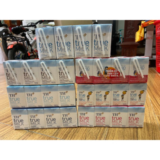 Lốc 4 hộp sữa TH truemilk 110ml có đường/ ít đường/ không đường