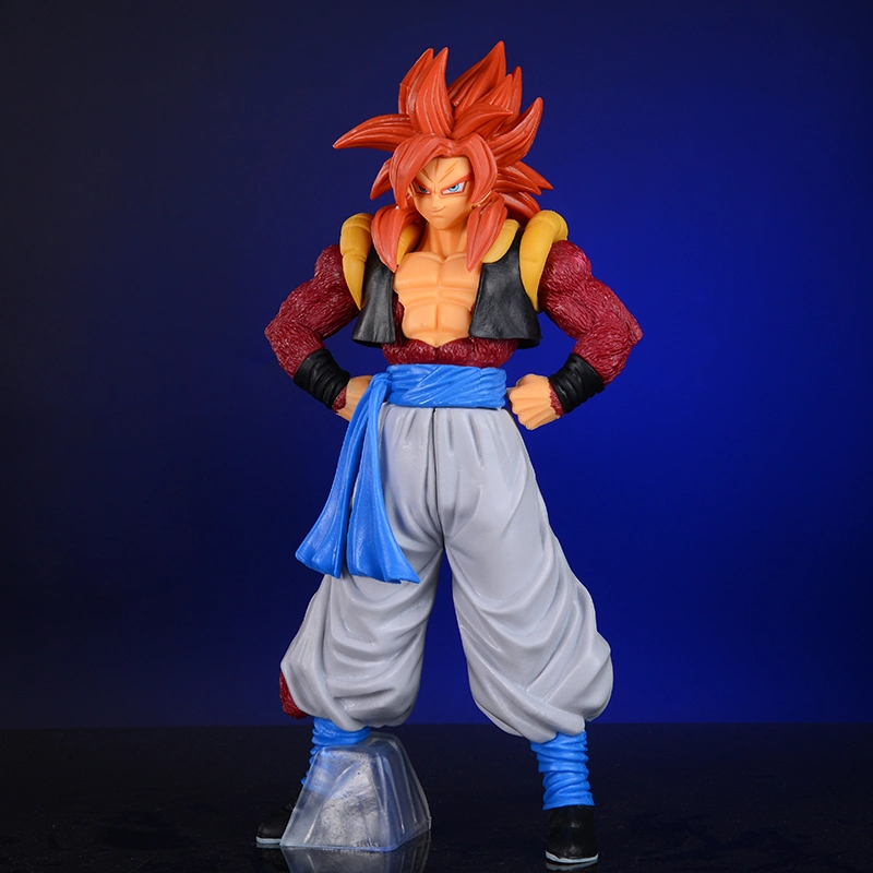 Mô hình đồ chơi Gogeta 27cm Super Saiyan 4 đứng chống tay Dragon Ball GT