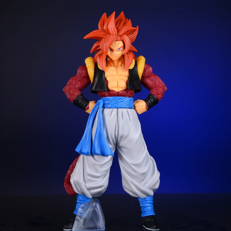 Mô hình đồ chơi Gogeta 27cm Super Saiyan 4 đứng chống tay Dragon Ball GT