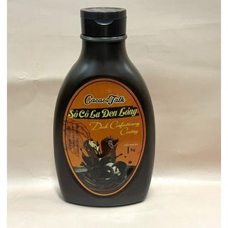 Sô cô la đen lỏng cacao talk 1kg- giao kiểu chai