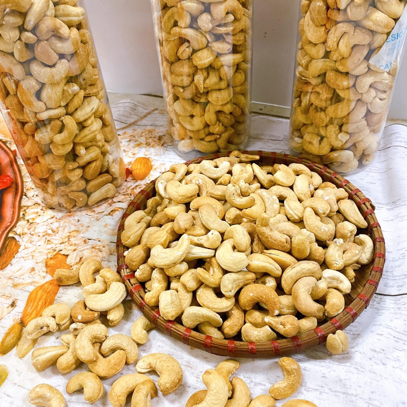 500Gr Hạt điều nguyên sạch vỏ không muối loại 1 Bình Phước