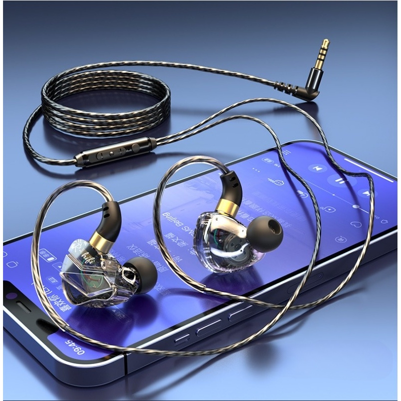 Tai nghe có dây nhét tai S16 gaming chân 3.5 âm thanh hifi sống động chống ồn cao thiết kế sáng tạo , bảo hành 12 tháng