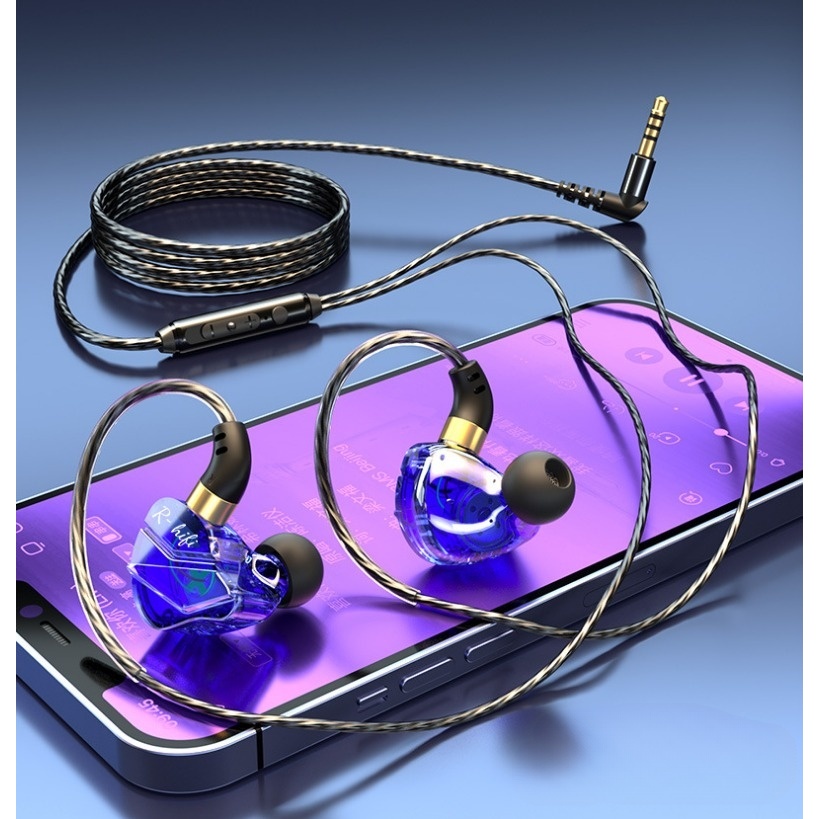 Tai nghe có dây nhét tai S16 gaming chân 3.5 âm thanh hifi sống động chống ồn cao thiết kế sáng tạo , bảo hành 12 tháng