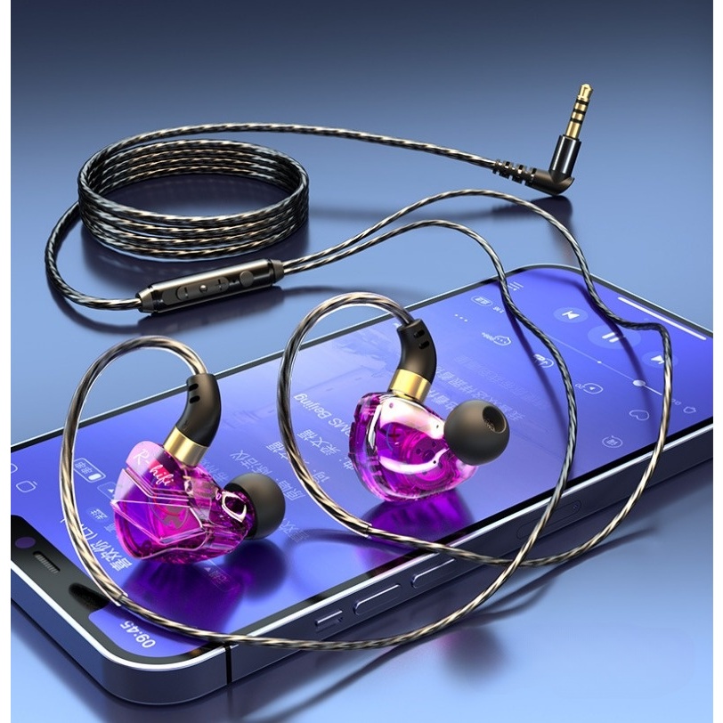 Tai nghe có dây nhét tai S16 gaming chân 3.5 âm thanh hifi sống động chống ồn cao thiết kế sáng tạo , bảo hành 12 tháng