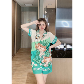 Bộ đùi vs ren lụa xước thiết kế
