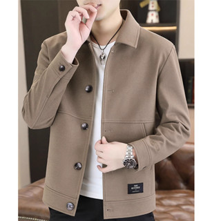 [ XẢ KHO] Áo khoác dạ nam hàn quốc cổ bẻ thời trang cao cấp đẹp
