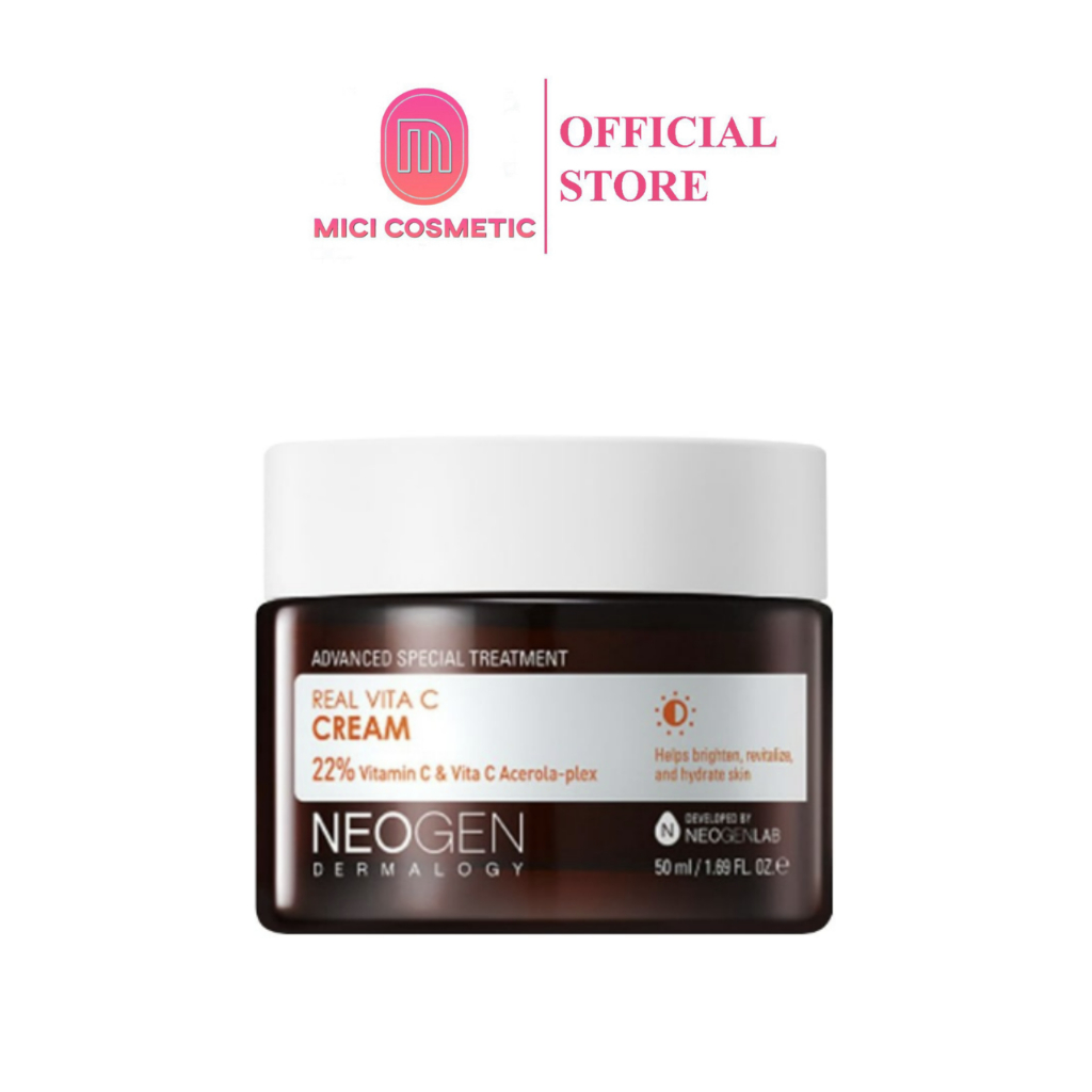 Kem Dưỡng Neogen Real Vita Vitamin C Dưỡng Sáng Da, Chống Gốc Tự Do 50ml