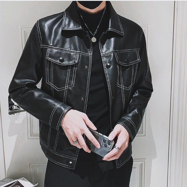 Áo Khoác Da Nam Hàng Quảng Châu Cao Cấp - HALI