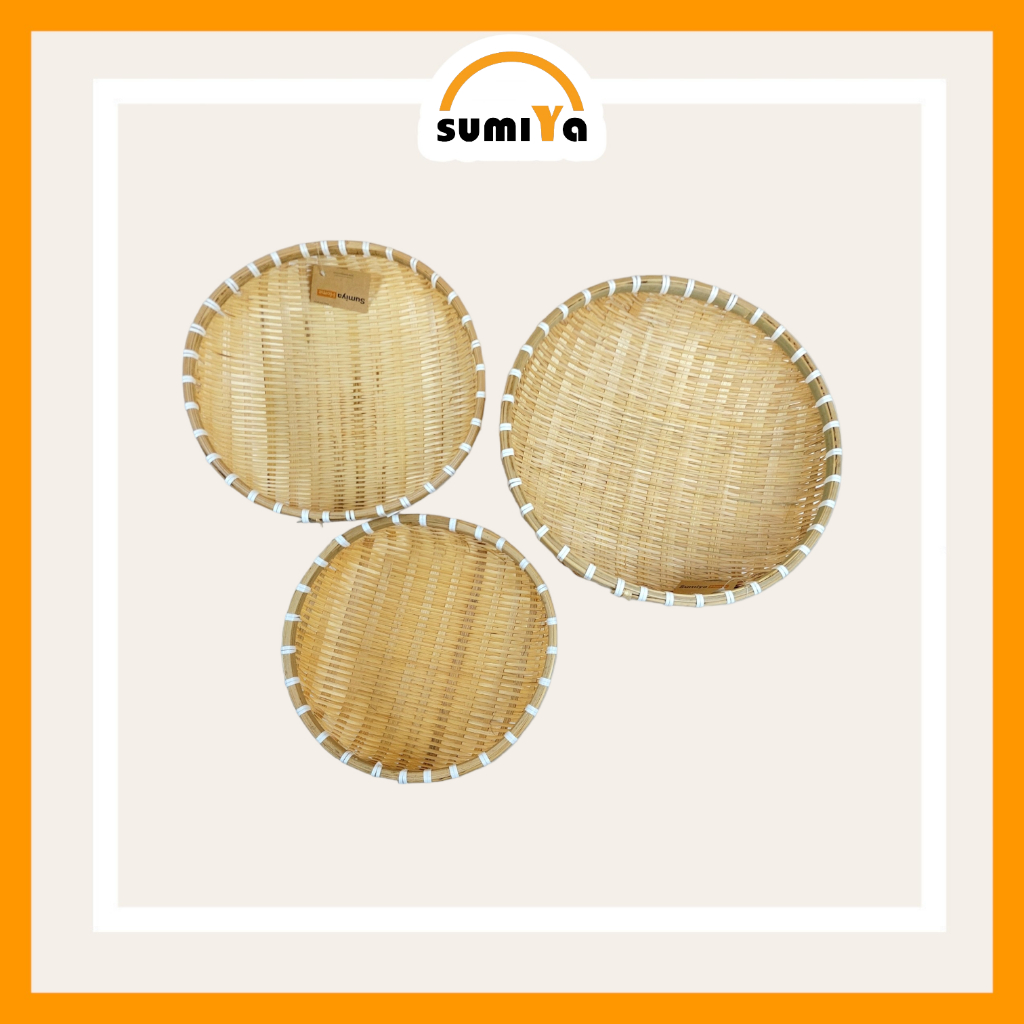 Rá tre, Rổ tre hình tròn, nguyên liệu tự nhiên thân thiện với môi trường