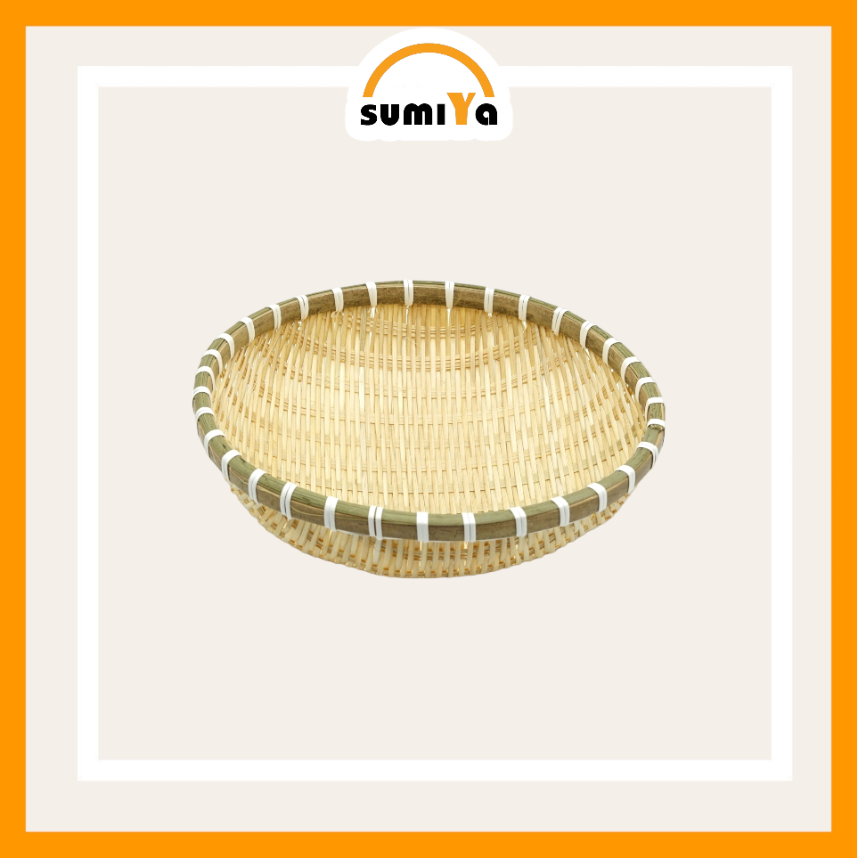 Rá tre, Rổ tre hình tròn, nguyên liệu tự nhiên thân thiện với môi trường