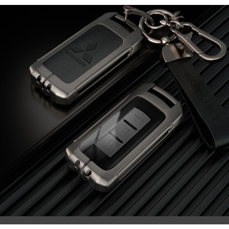 Ốp chìa khoá xe Mitsubishi Xpander, Outlander, Attrage, Mirage,Pajero Sport chìa thông minh Smarkey