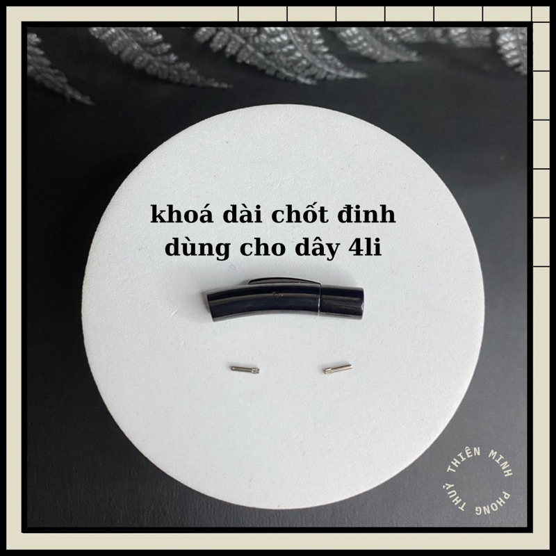 Khoá titan cao cấp làm vòng tay, vòng cổ dây 2li - 5li siêu bền không bay màu