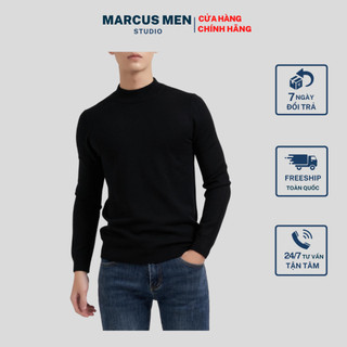 Áo len cổ cao 3 phân, áo len nam cao cấp chất mềm mịn Marcus Men
