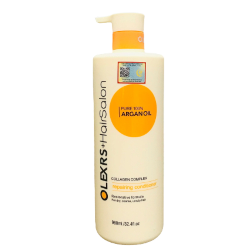 Dầu Xả Olexrs Argan Oil Collagen Hair Salon Chính Hãng 500ml / 960ml