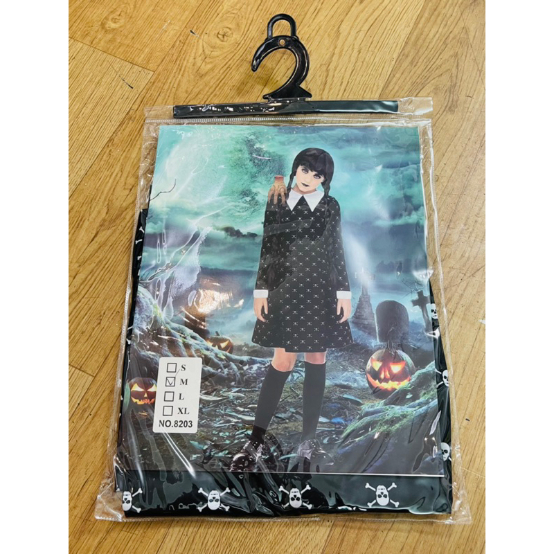 Bộ trang phục Wednesday Cosplay Đầm Addams family hóa trang HALLOWEEN / váy hoá wednesday addams hoá trang HALLOWEEN