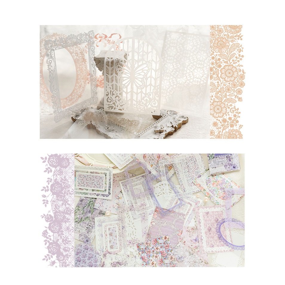 𝓑𝓾𝓵𝓵𝓮𝓽𝓳𝓸𝓾𝓻𝓷𝓪𝓵𝟏𝟏𝟓 ✿ 05 mẫu sticker PET hãng 𝐇𝐚𝐯𝐞 𝐚 𝐠𝐨𝐨𝐝 𝐝𝐚𝐲 mẫu khung hoa ren nhiều màu ngọt ngào trang trí sổ