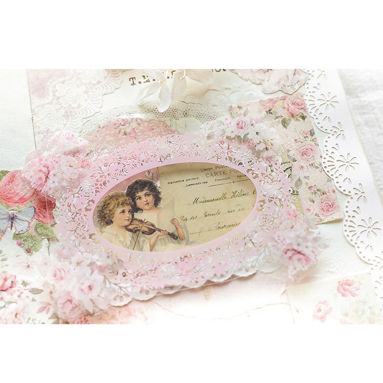 𝓑𝓾𝓵𝓵𝓮𝓽𝓳𝓸𝓾𝓻𝓷𝓪𝓵𝟏𝟏𝟓 ✿ 05 mẫu sticker PET hãng 𝐇𝐚𝐯𝐞 𝐚 𝐠𝐨𝐨𝐝 𝐝𝐚𝐲 mẫu khung hoa ren nhiều màu ngọt ngào trang trí sổ