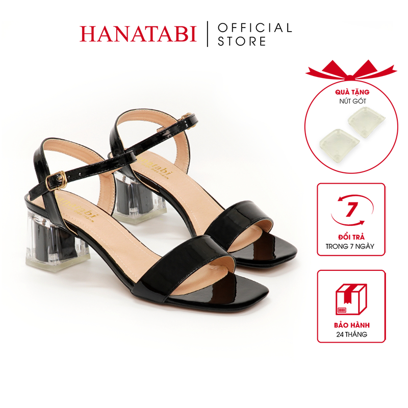 Sandal Nữ Hanatabi Quai Ngang Mũi Vuông Gót Mika Cao 5cm Hậu C Đế TA Cao Cấp Chống Trơn Trượt Mã HNSDG869