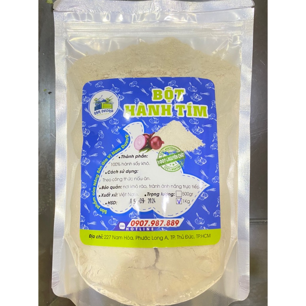 Bột Hành Tím sấy nguyên chất 100%