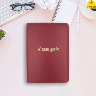 Sổ nghị quyết da cao cấp minh châu - 160/240 trang