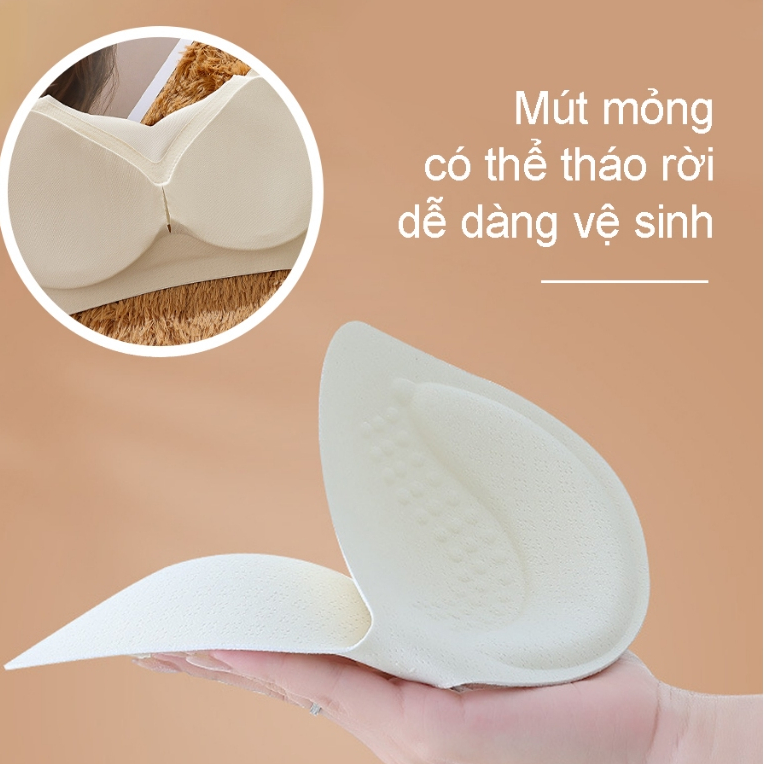 Áo lót định hình ngực Air - Comfort chống chảy xệ, áo ngực mặc áo dài không gọng không đường may JOLY LADY
