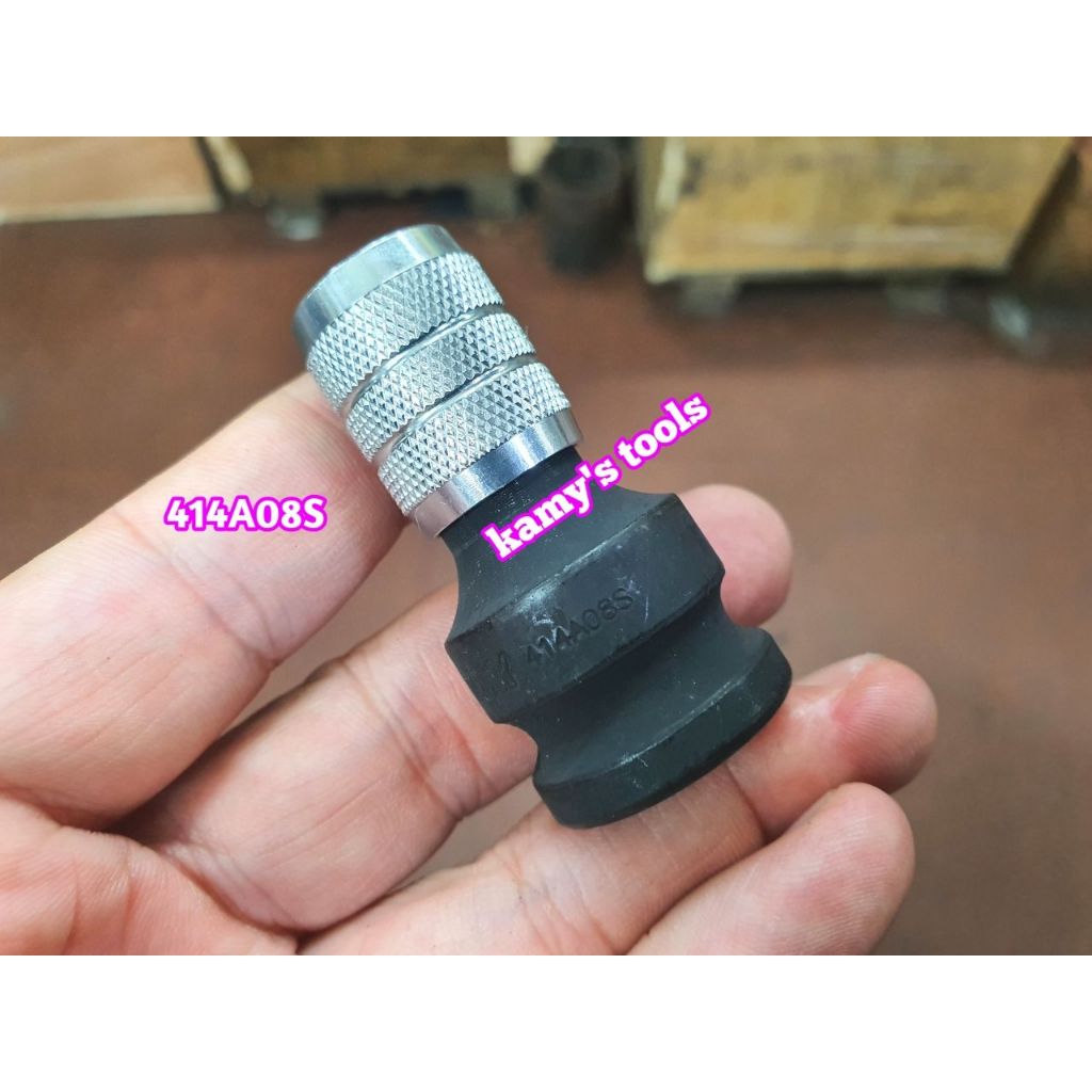Đầu chuyển từ bu lông 1/2" sang bắn vít 6.35mm kingtony model 414A08S