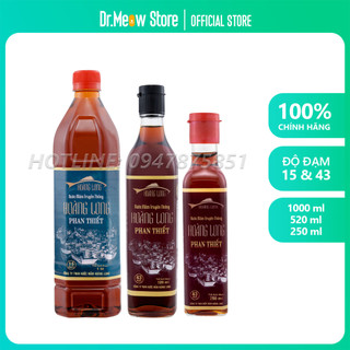Nước mắm truyền thống Hoàng Long Phan Thiết 50ml 15 đạm/43 đạm - 100% nguyên chất cá cơm than + muối biển tuyển chọn
