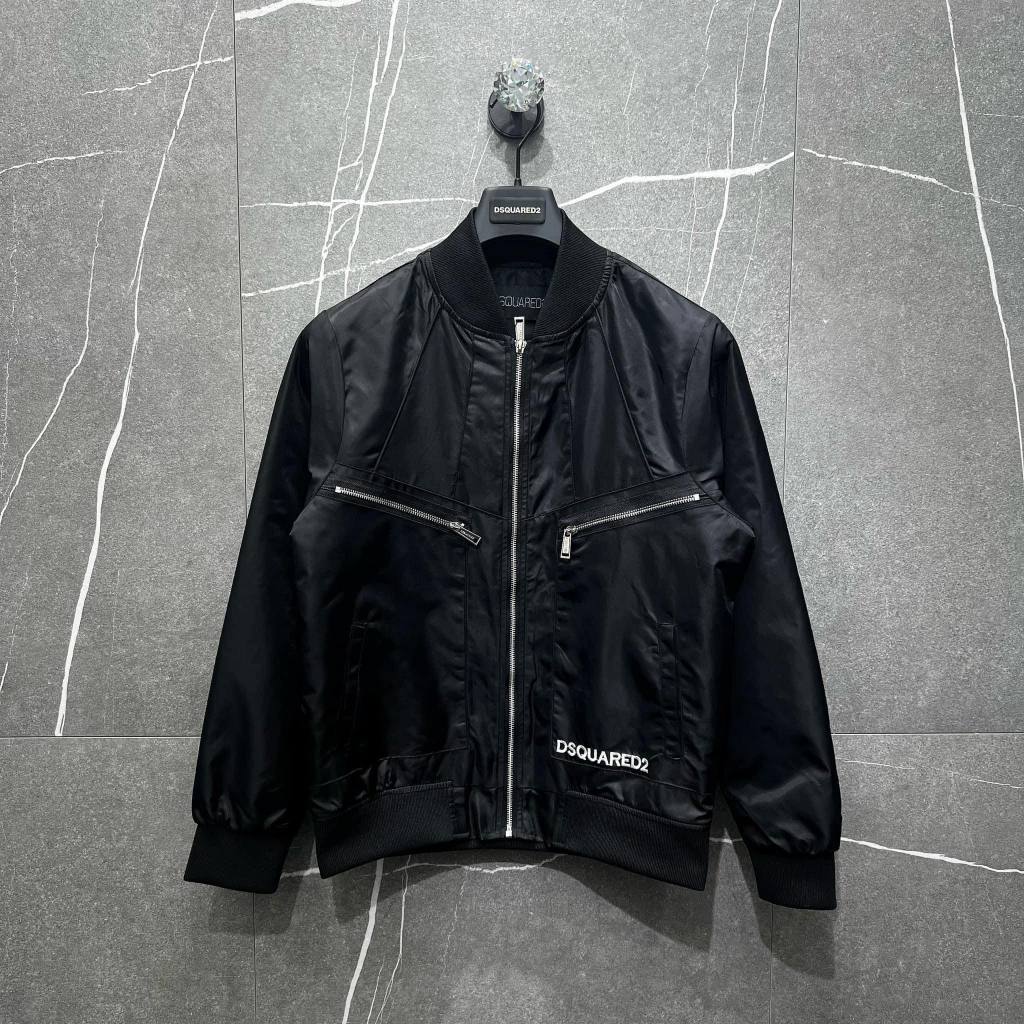 Áo Khoác Gió Thu Đông Nam Nữ Đẹp, Áo Khoác Bomber DSQ Chất Vải Gió Cao Cấp Phong Cách Thời Trang