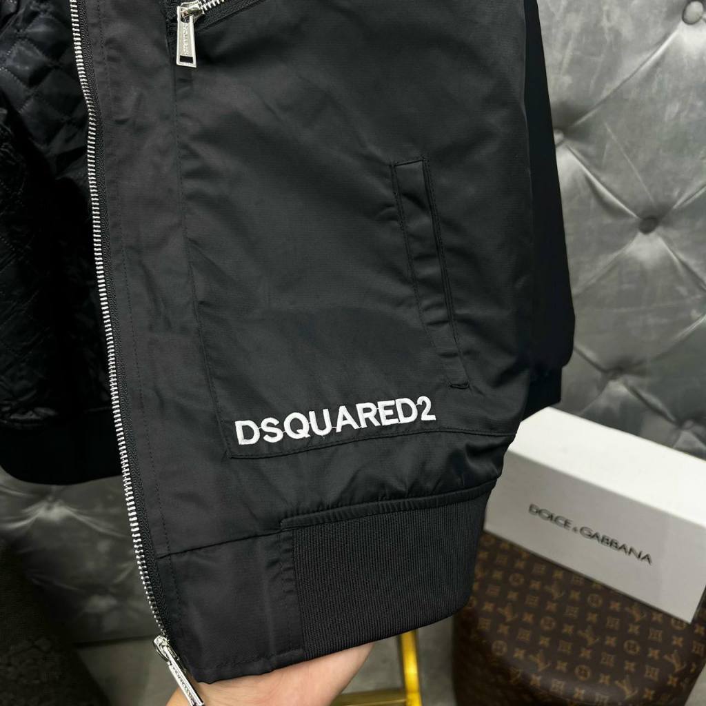 Áo Khoác Gió Thu Đông Nam Nữ Đẹp, Áo Khoác Bomber DSQ Chất Vải Gió Cao Cấp Phong Cách Thời Trang