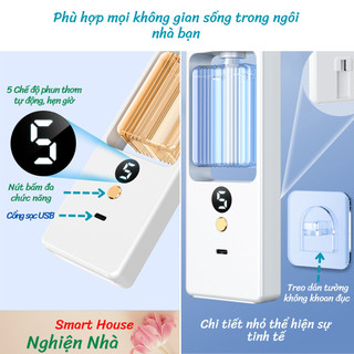 Máy tự động tạo hương thơm hẹn giờ trong gia đình khách sạn khuếch tán hương thơm phòng ngủ nhà vệ sinh_BC09