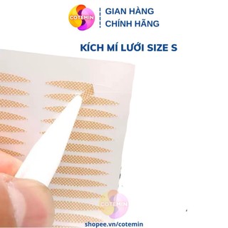 Miếng dán kích mí vân lưới và trong suốt cho hai mí đẹp tự nhiên cotemin