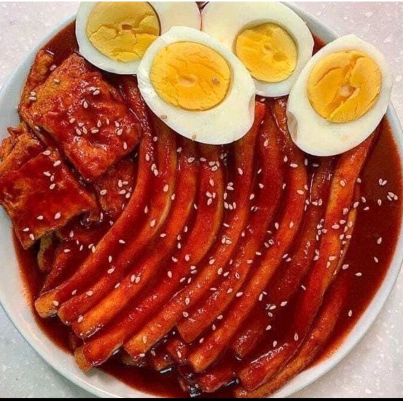 Bánh gạo tokbokki thanh dài 500g