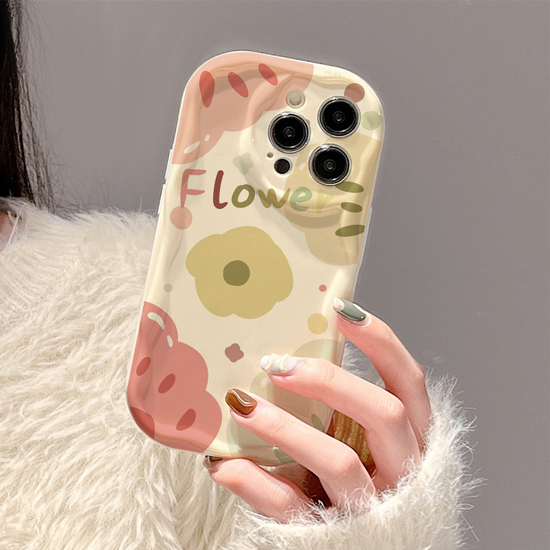 Ốp lưng TPU mềm Sóng Nổi Hoa Flower Nhẹ Nhàng Cho iPhone 6s/6splus/7/7plus/8/8plus/x/11/12/13/14/15max/promax sk1620
