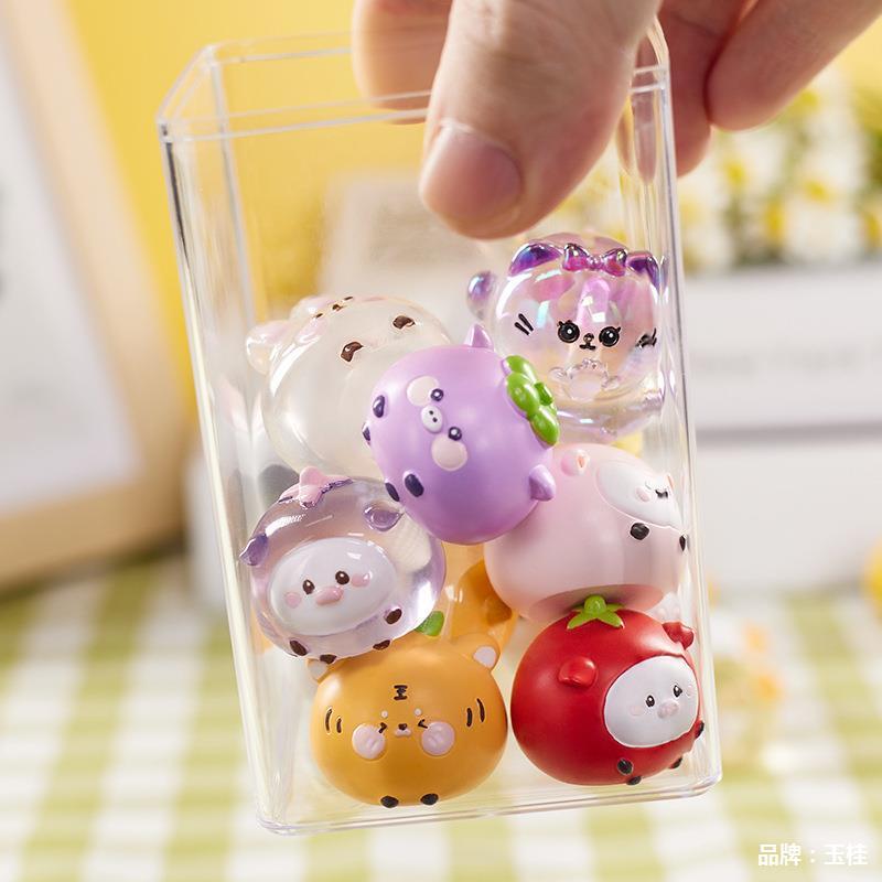 Đồ chơi Blind Box hộp mù, túi mù mô hình ngẫu nhiên 12 con giáp phiên bản trái cây mini thơm ngon TRÁI CÂY 12 CON GIÁP