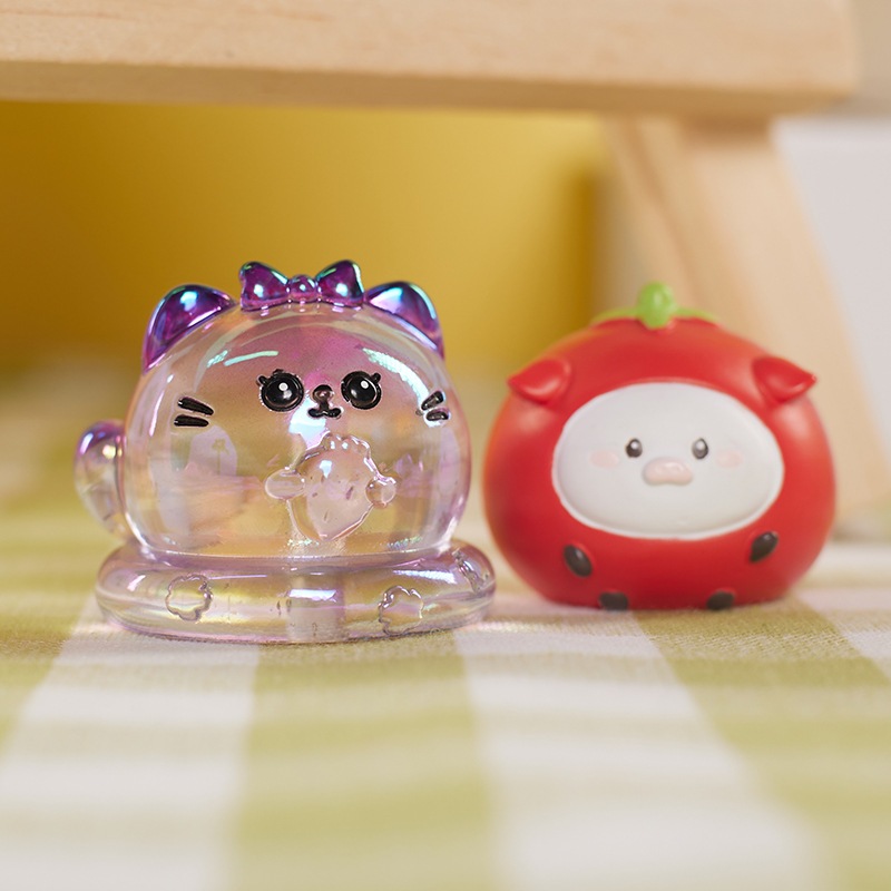 Đồ chơi Blind Box hộp mù, túi mù mô hình ngẫu nhiên 12 con giáp phiên bản trái cây mini thơm ngon TRÁI CÂY 12 CON GIÁP