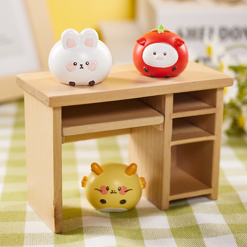 Đồ chơi Blind Box hộp mù, túi mù mô hình ngẫu nhiên 12 con giáp phiên bản trái cây mini thơm ngon TRÁI CÂY 12 CON GIÁP