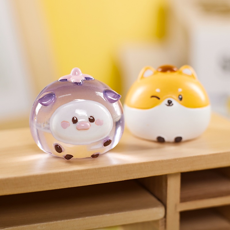 Đồ chơi Blind Box hộp mù, túi mù mô hình ngẫu nhiên 12 con giáp phiên bản trái cây mini thơm ngon TRÁI CÂY 12 CON GIÁP