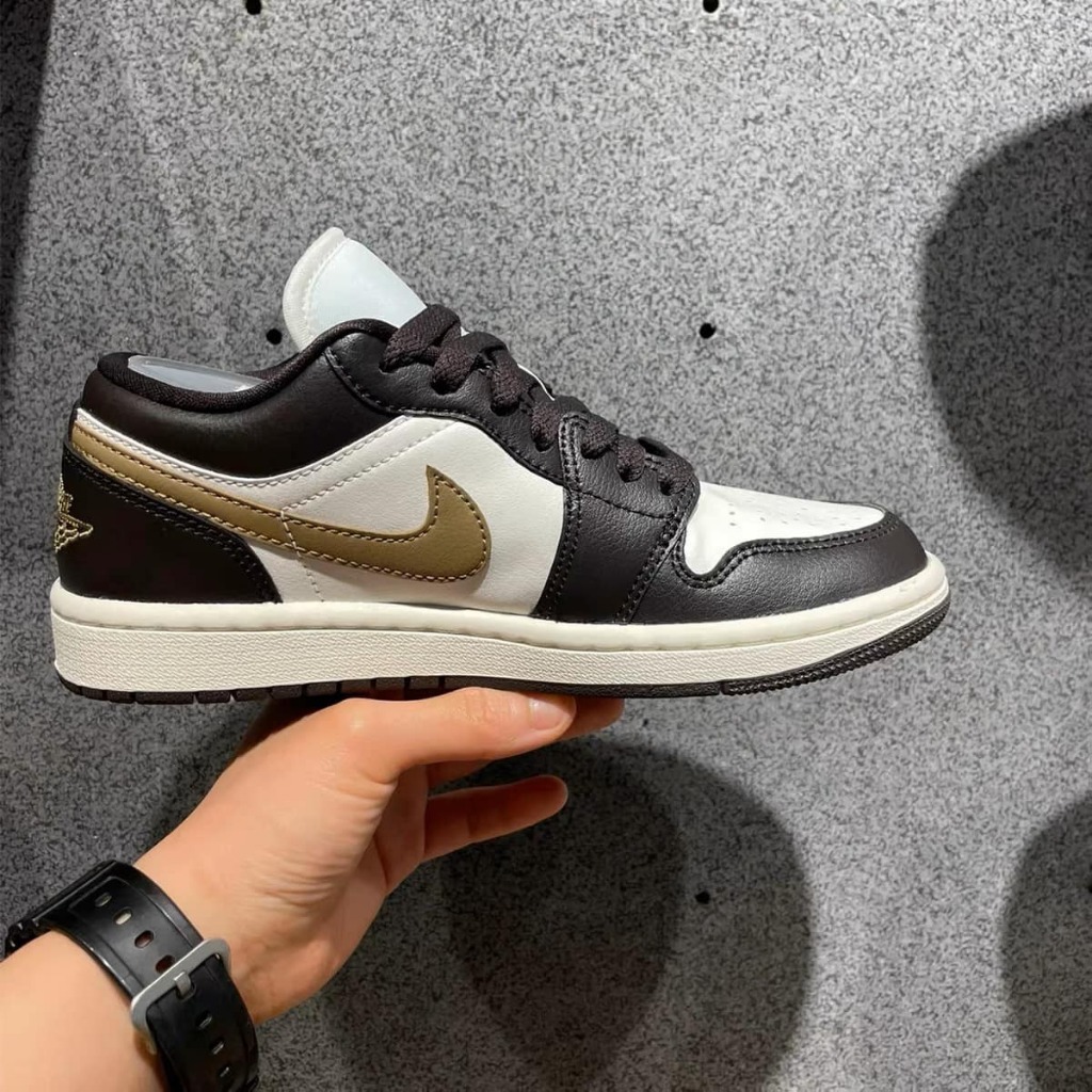 Giày Nike Air Jordan 1 Low ‘Shadow Brown’  DC0774-200 Chính Hãng giành cho nam nữ, Jordan shadow brown real FLEX SHOP