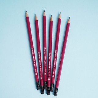 Bút chì gỗ có tẩy ngòi 2b/4b/6b, nét bút mịn chì mềm 1 chiếc dùng cho bé tập viết cl-pc412/414/416