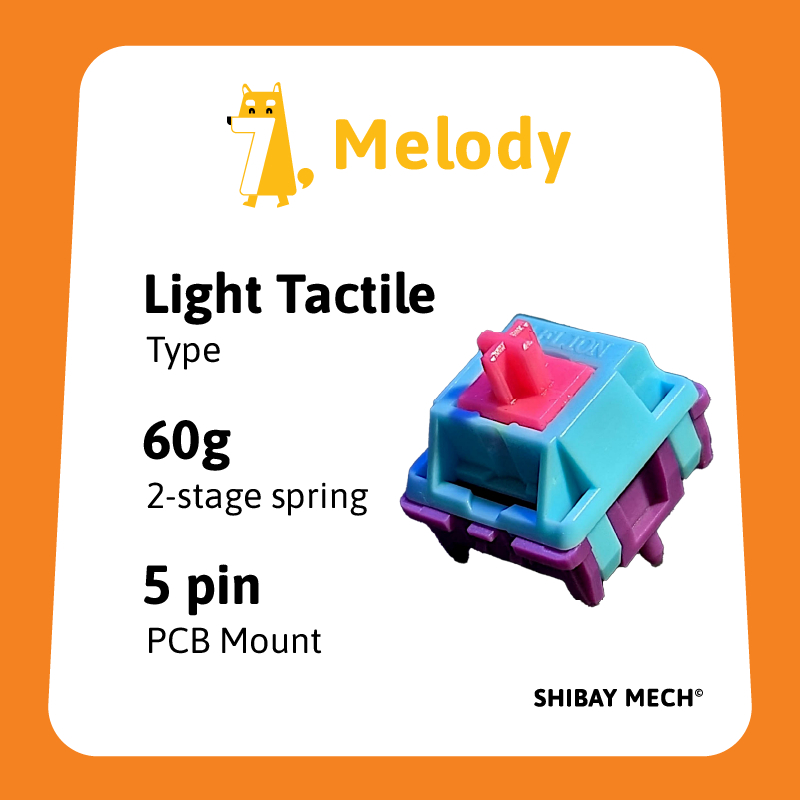 Melody Switch - Công tắc bàn phím cơ