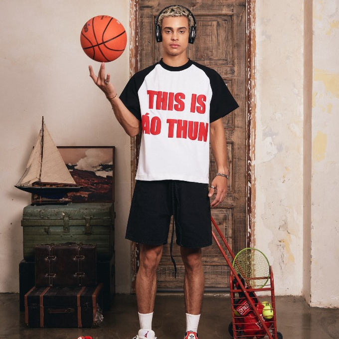 Áo raglan THIS IS ÁO THUN - 100% cotton 300gsm  - chính hãng THBBRAND