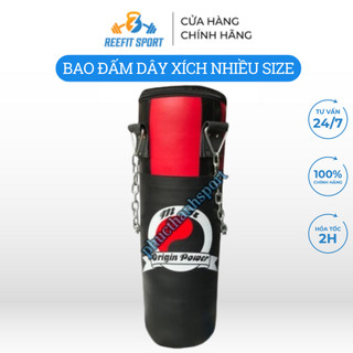 Bao đấm boxing dây xích 0.6m - 1.2m có ruột